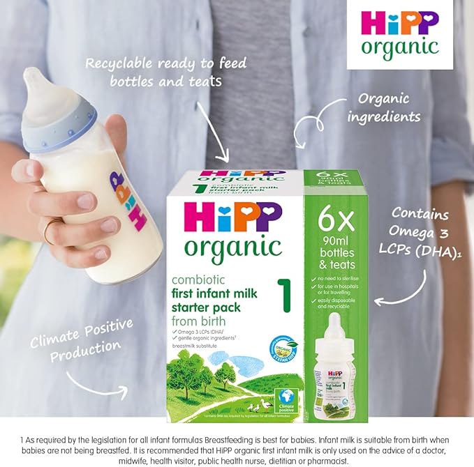 HiPP UK Stage 1 Formula Starter Pack (6 x 90ml) | Save Up to 30% on - How To Prepare Hipp Formula Stage 1