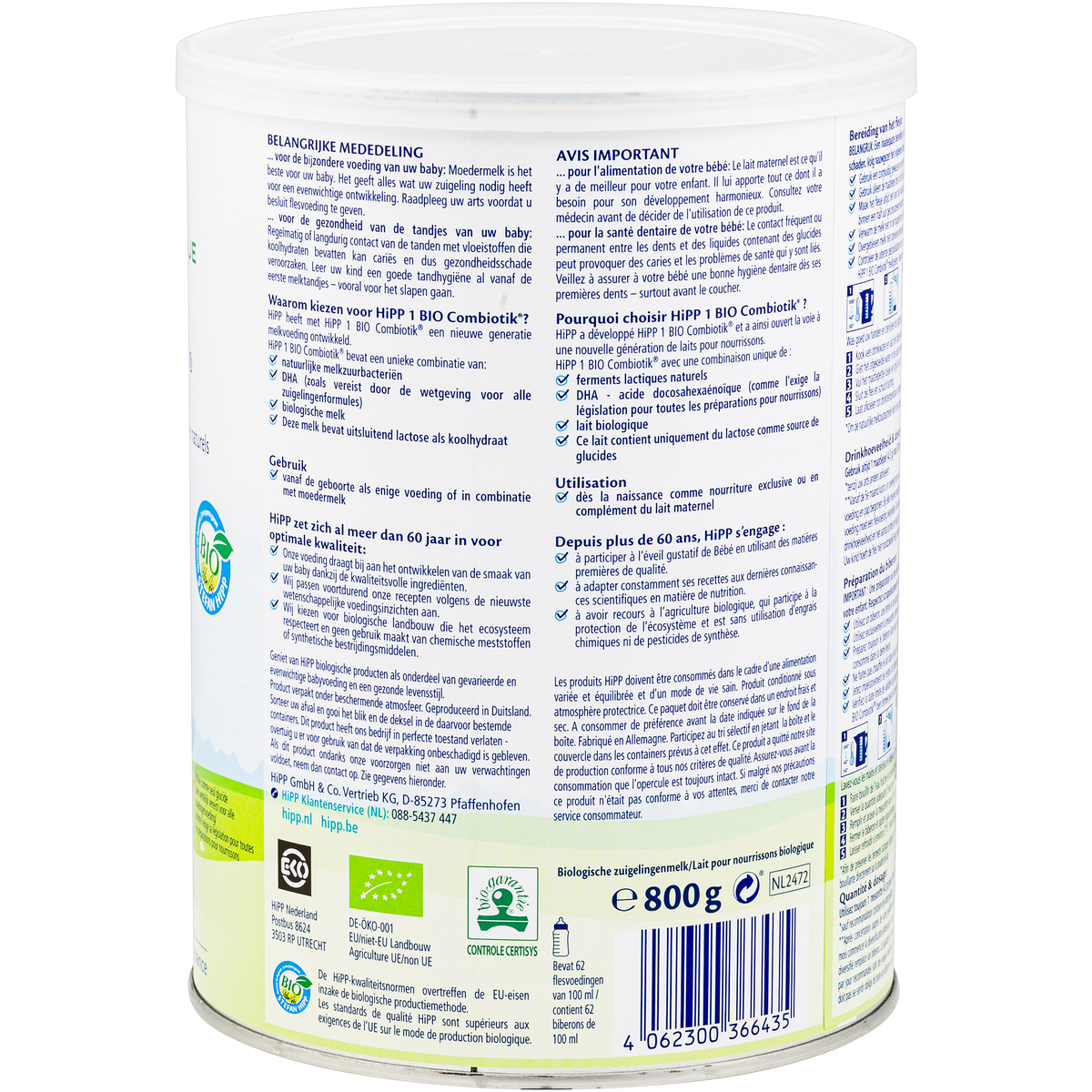 Hipp combiotic 2024 stage 1 dutch