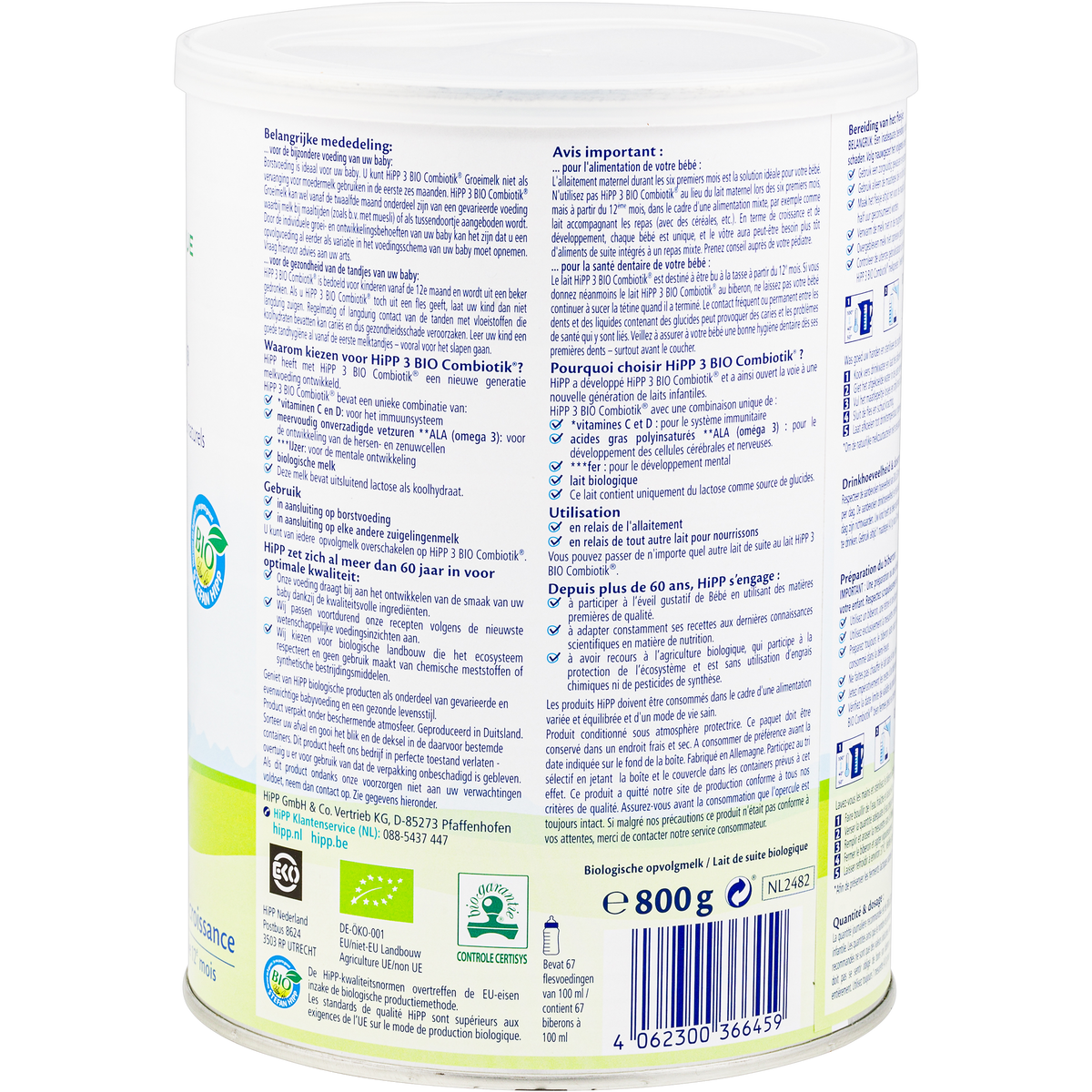 HiPP Dutch Stage 3 Combiotic Formula // Save $90.00 on 1st Order