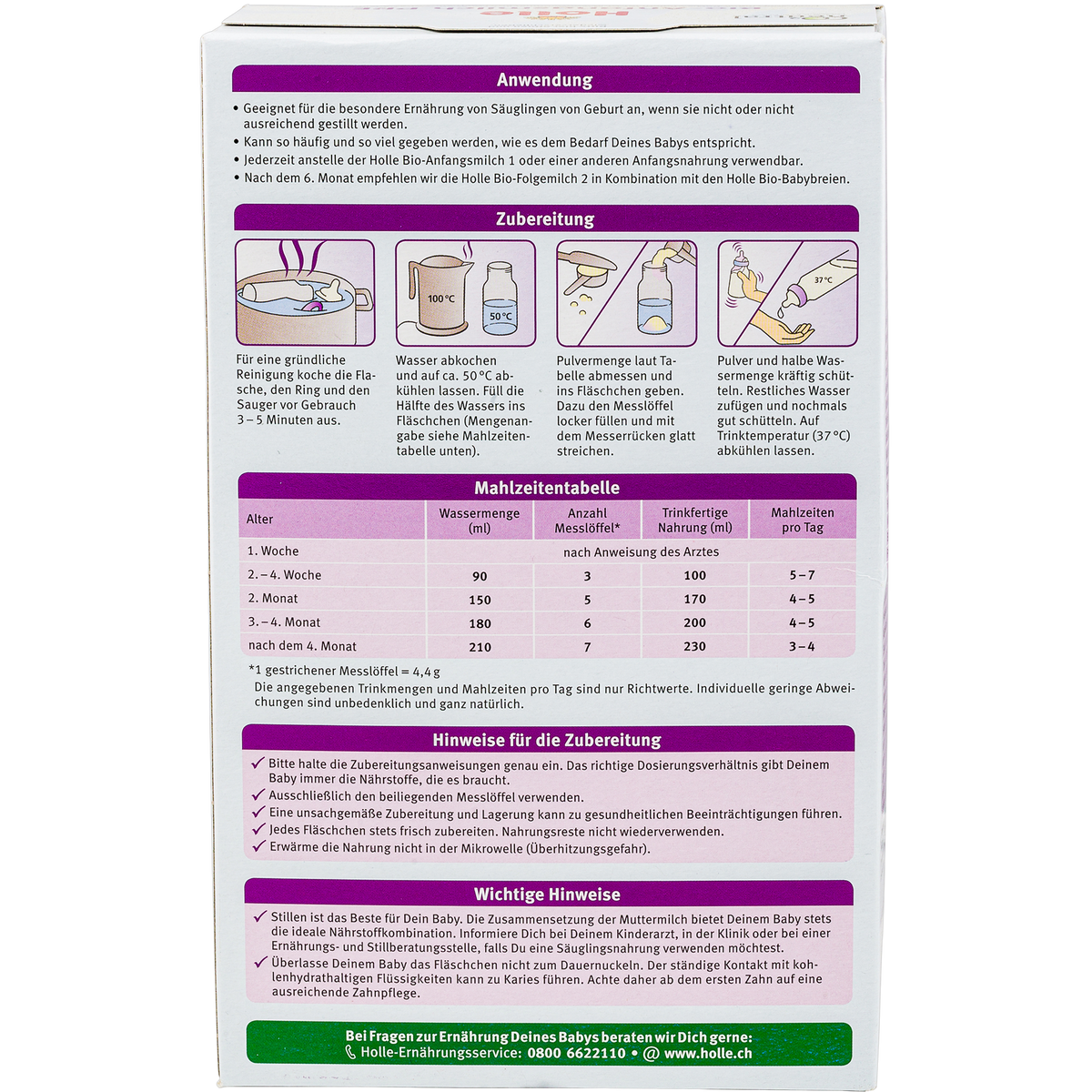 Holle stage online 2 directions