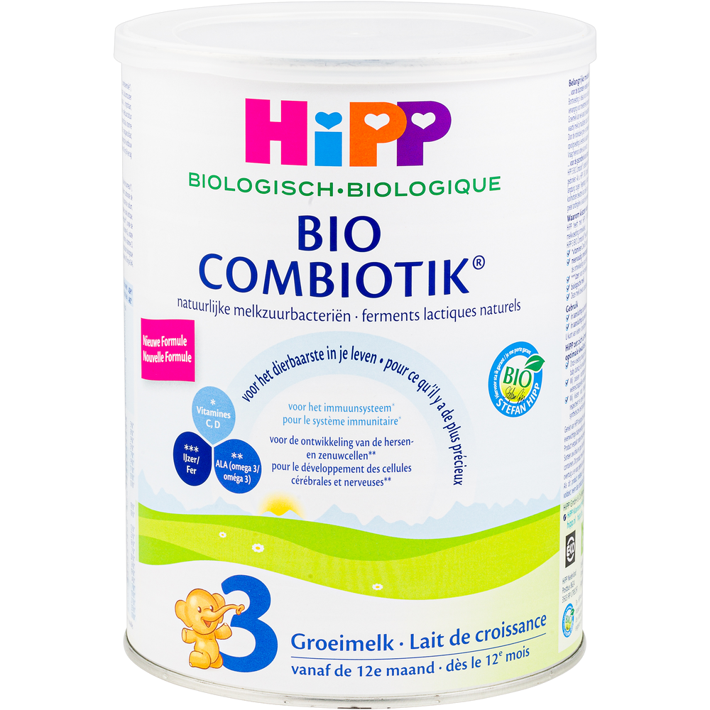 HiPP الهولندية المرحلة 3 تركيبة حليب البقر الحيوي (800 غرام)