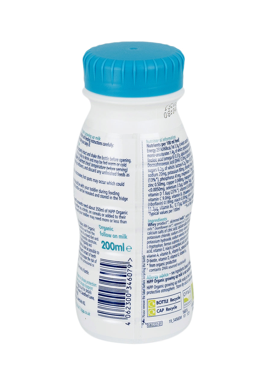 Storage Expired Formula Leftover Formula In Bottle HiPP UK Stage