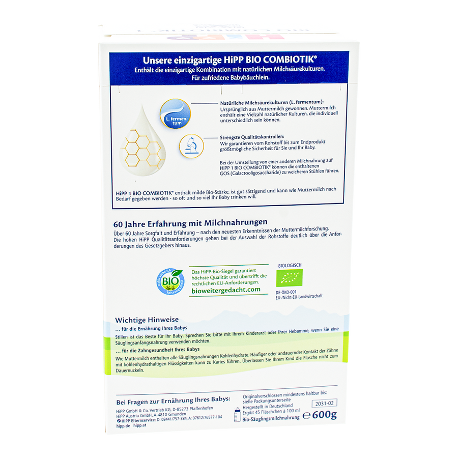 HiPP German Stage 1 Bio Combiotik | Save Up to 30% on Baby Formula HiPP German Stage 1 Bio Combiotik | Save Up to 30% on Baby Formula