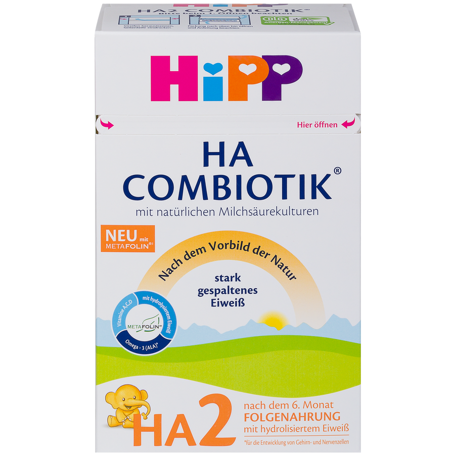 HiPP HA 2 - COMBIOTIK Hypoallergenic Baby Formula AFTER 6 MONTHS