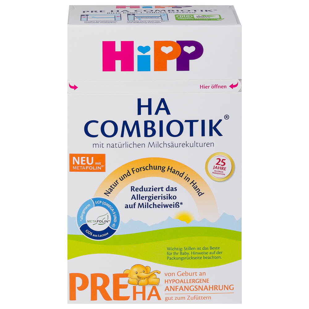 HiPP German Stage Pre Hypoallergenic Milk Formula (600 gr.)