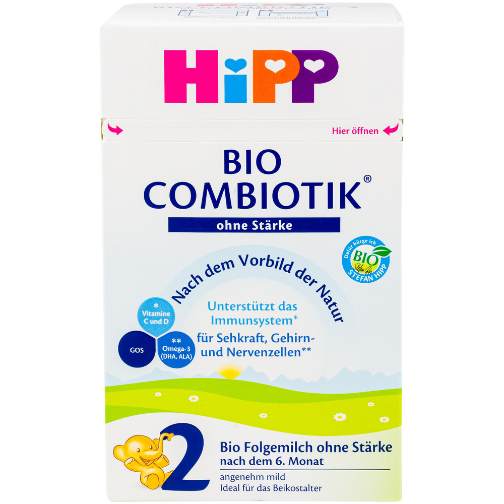 HiPP German Stage 2 (No Starch) Bio Combiotic Cow Milk Formula (600 gr.)