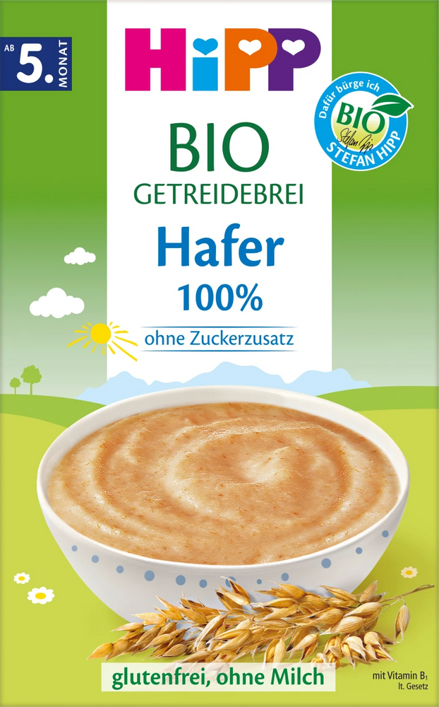 HiPP Organic Porridge Cereal 100% Oats - German (200 gr.)
