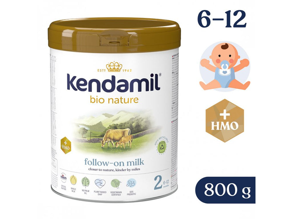 Kendamil Stage 2 Organic Baby Formula - lait entier, huile de noix de coco, 800g