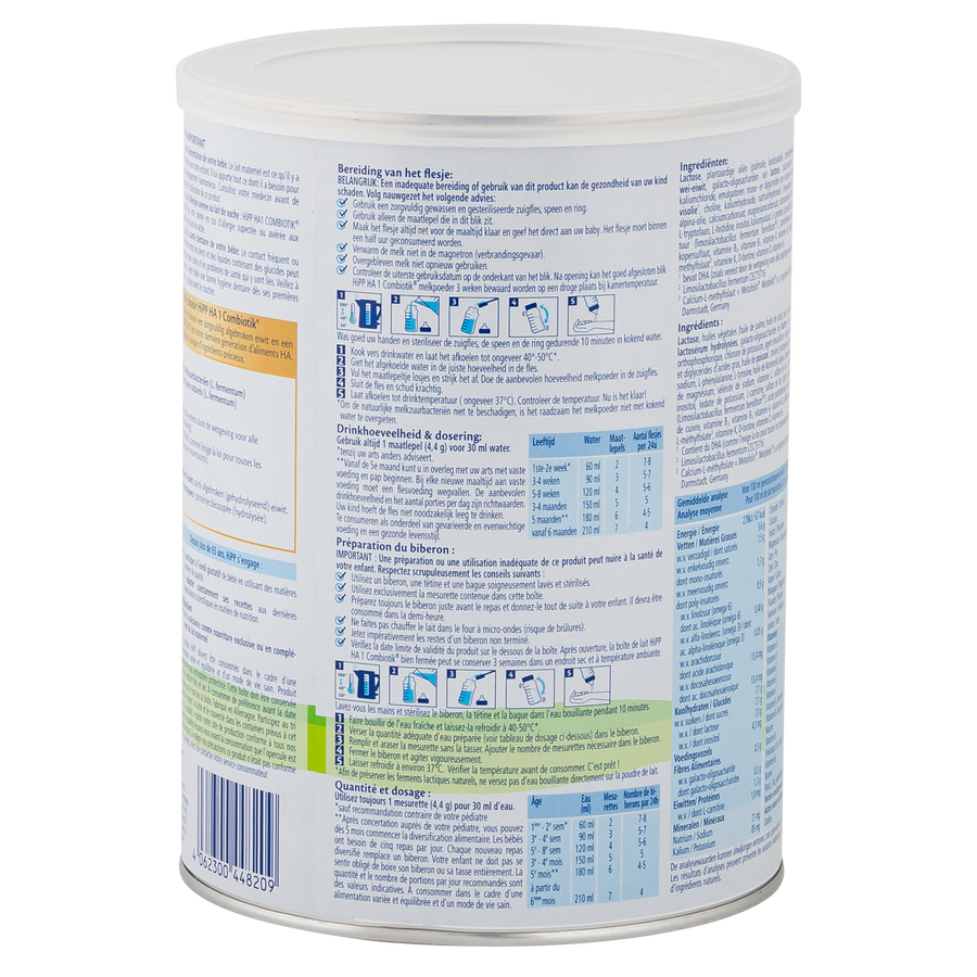 Hipp hypoallergenic hot sale stage 1