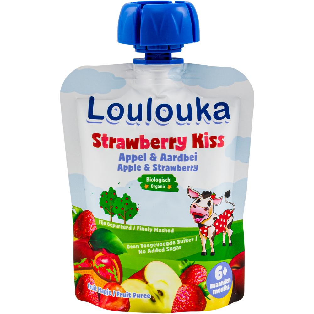 Purée Loulouka - Baiser à la fraise